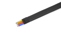 G-Force RC - Cable protection sleeve - Braided - 8mm - Black - 1m