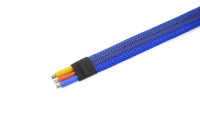 G-Force RC - Cable protection sleeve - Braided - 8mm - Blue - 1m