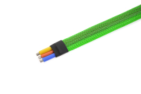 G-Force RC - Cable protection sleeve - Braided - 8mm - Neon Green - 1m