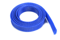 G-Force RC - Kabel-Schutzhülse - Geflochten - 14mm - Blau - 1m