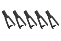 G-Force RC - Kunststoff Gabelköpf - Kohlefaserstäbe 2.0mm - 5 St (GF-2107-006)