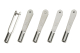 Gabelkopf aus Federstahl M3 (5 Stück)