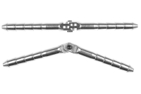 G-Force RC - Aluminium Stift-Scharniere - Du. 4.5x70mm - Montiert - 2 St (GF-2179-011)