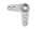 Präzisions Aluminium Servohebel - 7075 T-6 Alloy - Doppelt 90 Grad. 26mm - 23T JR