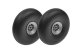 G-Force RC - Aircraft wheels - Rubber with nylon rim -...