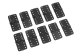 Ruderscharniere Nylon mittel 16x32mm (10 Stück)