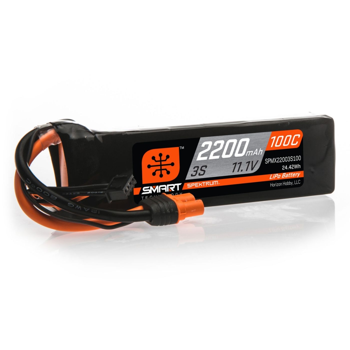 Horizon Hobby 2200mAh 3S 11.1V 100C Smart LiPo Battery