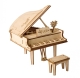Lasercut - Wooden construction set Piano