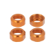 CEN-Racing - Shock Cap (Orange Anodized) 4pcs (CQ0108)