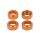 CEN-Racing - Shock Cap (Orange Anodized) 4pcs (CQ0108)