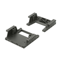 Robitronic - Servo Tray, Bumper stay (CQ0407)