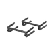 Robitronic - Bumper Bracket (Black, For 275WB Chassis)...