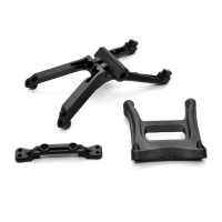 Robitronic - MT Plus II Shock Front/ Rear Chassis Brace Set (H94082)