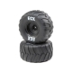 Horizon Hobby - Rt/Lft Tire, Prmnt, Black Whl (2): 1:10...