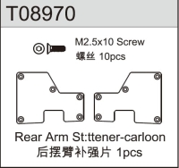 Team C - Carbon Querlenkerversteifung (hinten) 1:8 Comp. Buggy TM8E (T08970)