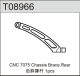 Team C - Aluminium Chassisversteifung hinten T6-7075 1:8...