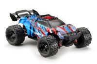 Absima - Green Power Elektro Modellauto High Speed Race Truck - Truggy Hurricane blau 4WD RTR - 1:18