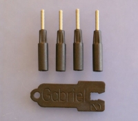Gabriel - CFK ball joint adapter M2 (4 pieces)