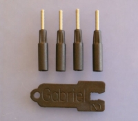 Gabriel - CFK ball joint adapter M2.5 (4 pieces)