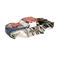 Horizon Hobby - MOJAVE 6S BLX Finished Body (Sliver/Red) (ARA411005)