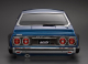 Killerbody - Nissan Skyline Hardtop 2000 (1977) Karosserie lackiert Blau (KB48700)