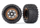 Traxxas - Reifen auf Felge montiert Felge schwarz/orange...