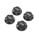 Horizon Hobby - Wheel Nut, Captured, Black (4): DBXL-E...