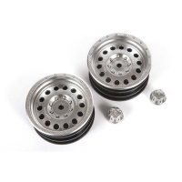 Axial - 1.9 Method MR307 Hole Wheel Satin Silver (2pcs) (AXI43003)