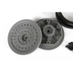 Axial - 1.9 MW19 Beadlock Wheels - Gray (2pcs) (AXI43005)