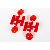 Horizon Hobby - Tail Light Lens Red 2pc:UMG 6x6 (AXI230013)