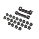 Horizon Hobby - Adjustable Pivot Set, C & D, Black:...