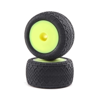 Losi - Räder gelb vorne und hinten Mini-T 2.0 (1 Paar)