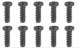 Absima - Round head screws (2x8) (AB30-LS01)
