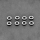 HoBao - ALUMINUM COLLAR, 8PCS (H22017)