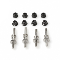 PR Racing - front  Rear Steel Shock Stand off Set (PR81430106)