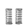 PR Racing - 1/10 Front Shock Spring-White (2pcs)0.061kg/mm For Type R (PR02500146)