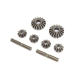 Horizon Hobby - Diff Gear & Cross Pin Set, Metal:...