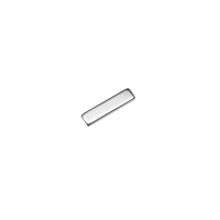 Voltmaster - Neodymium block magnet silver coloured 20 x 5 x 2mm (1 piece)