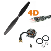 Voltmaster - 4D Antriebsset Shockflyer für 2S - bis ca. 150g