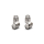 HoBao - CNC Alu. Flange Nuts For Wheel (4mm), 4 Pcs (H230119)