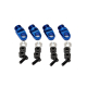 HoBao - CNC Alu. Shock Cap, 4Pcs W/Gasket (H230108)
