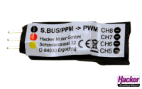 Jeti - S.BUS/PPM auf PWM Converter CH5-8 Kanal 5 bis 8