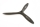 Graupner - 3-Blatt Nylon propeller grey clockwise - 8x6