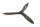 Graupner - 3-Blatt Nylon propeller grey clockwise - 9x7