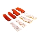 Horizon Hobby - Orange Grip Set w/ Tape: DX9 (SPMA9608)