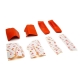 Horizon Hobby - Orange Grip Set w/ Tape: DX6G2/3 DX8G2 (SPMA9609)