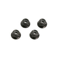 CEN-Racing - M4 Rebbed Flange Lock Nut (4pcs) (G36403A)