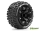 Louise - ST-SPIDER 2.2 soft Reifen auf Felge schwarz (LOUT3200SB)