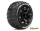 Louise - ST-HORNET 2.2 soft Reifen auf Felge schwarz (LOUT3172SB)