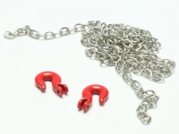Pichler Haken (rot) mit Kette (C9229)